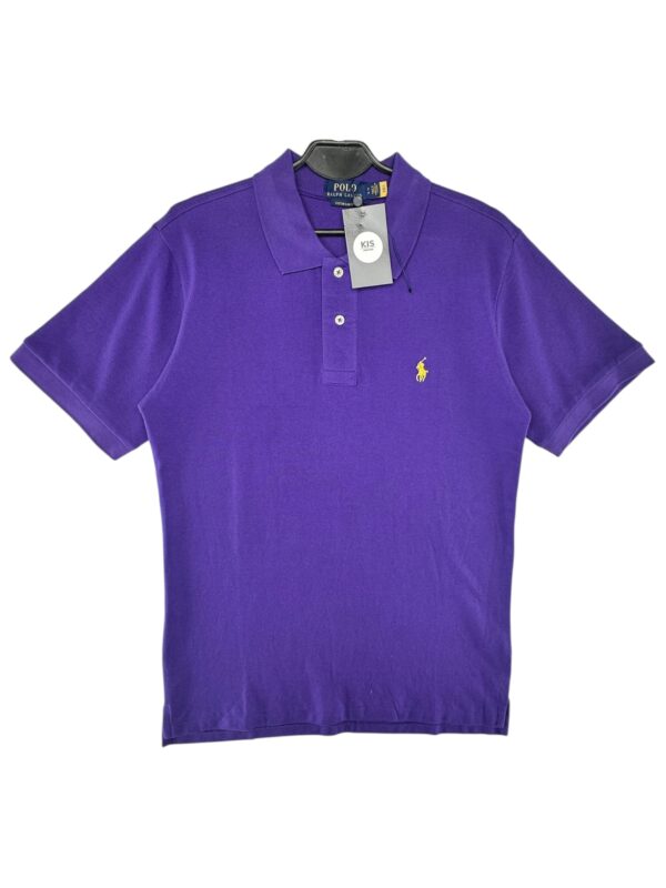 RALPH LAUREN Koszulka Męska Fioletowa S