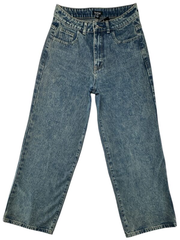 BOOHOO Jeansy Damskie Niebieskie M