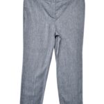 NEXT TAILORING Spodnie Damskie Niebieskie L Len - zdjęcie 1