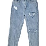 PRETTYLITTLETHING Jeansy Damskie Niebieskie M - zdjęcie 1