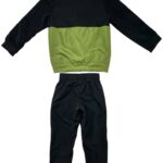 ADIDAS Komplet Dziecięcy Czarny Zielony 116 - zdjęcie 2