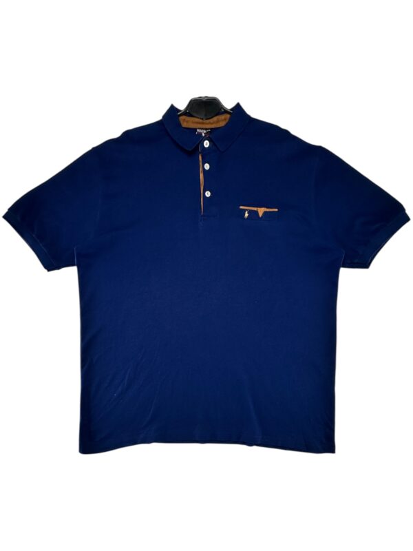 INSPIROWANA POLO RALPH LAUREN Koszulka Męskie Niebieska 5XL