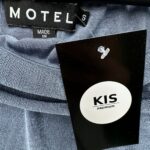 MOTEL Bluzka Damska Niebieska S - zdjęcie 3