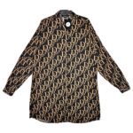 CHRISTIAN DIOR Koszula Damska Czarna Logo 4XL - zdjęcie 1