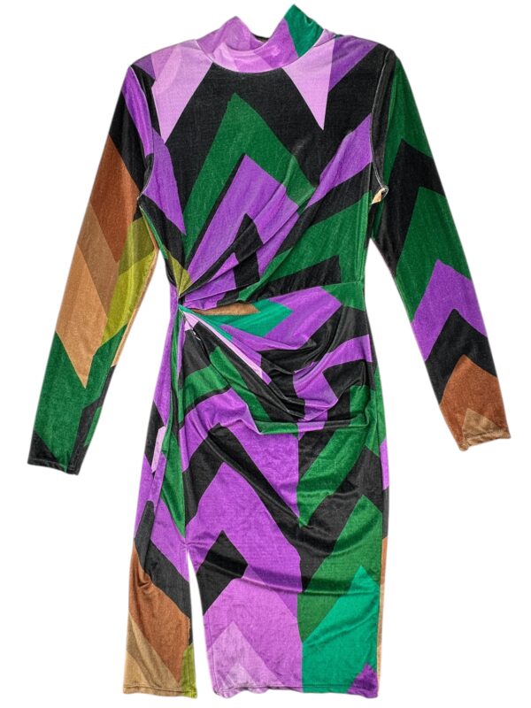 INSTA GIRL Sukienka Damska Wielokolorowa L/XL