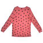 PAPAYA Sweter Damski Różowy Wzór Serduszko XXL - zdjęcie 2