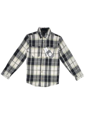 GEORGE Koszula Dziecięca Czarna Kratka 140