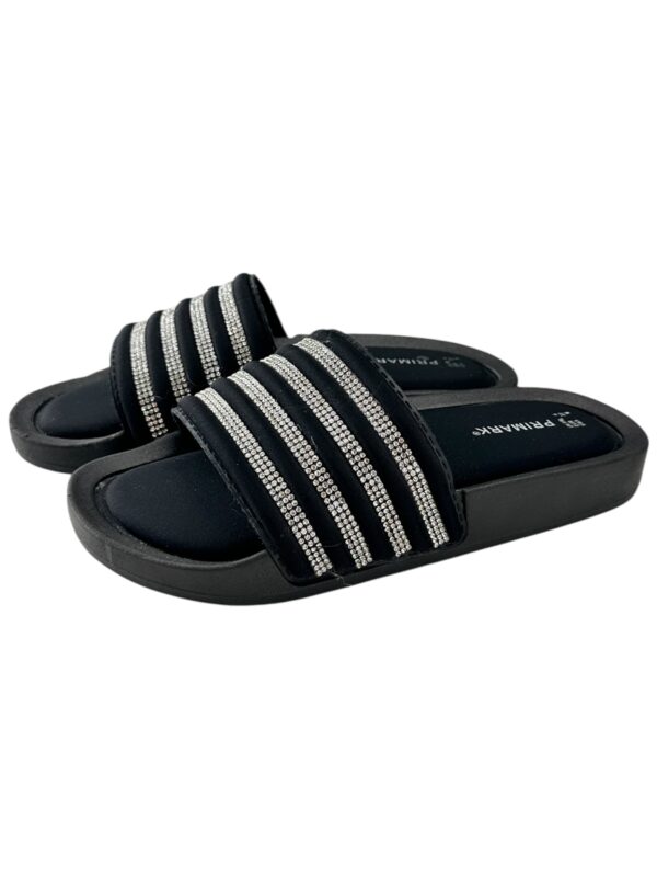 PRIMARK Klapki Damskie Czarne z Dekoracją 37