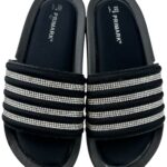 PRIMARK Klapki Damskie Czarne z Dekoracją 37 - zdjęcie 2