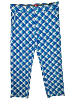 SLAZENGER Spodnie Męskie Niebieskie Kratka 2XL