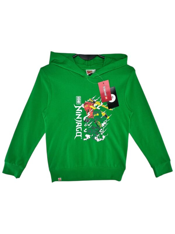 LEGO Bluza Dziecięca Zielona Nadruk 134