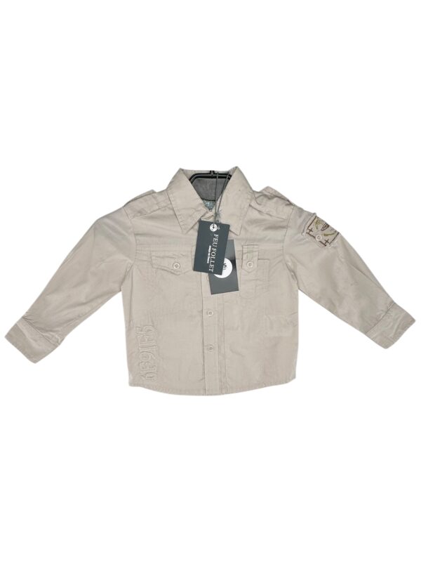 FEU FOLLET Koszula Dziecięca Beżowa 80