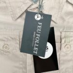 FEU FOLLET Koszula Dziecięca Beżowa 80 - zdjęcie 3