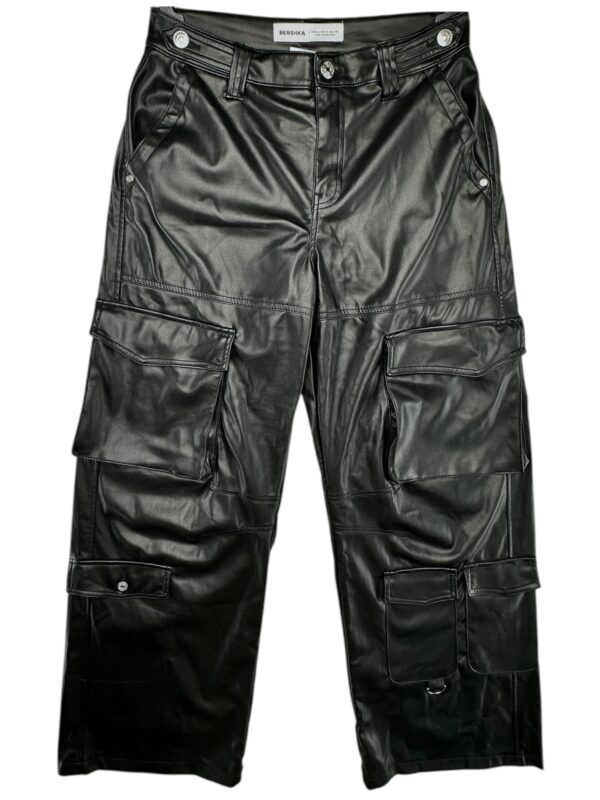 BERSHKA Spodnie Damskie Czarne M