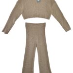 Komplet Damski Beżowy L - zdjęcie 1