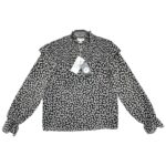 WEREHOUSE Bluzka Damska Czarna Wzorzysta M - zdjęcie 1