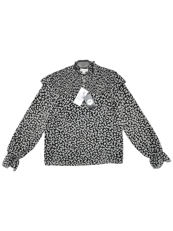 WEREHOUSE Bluzka Damska Czarna Wzorzysta M