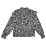 WEREHOUSE Bluzka Damska Czarna Wzorzysta M - zdjęcie 2