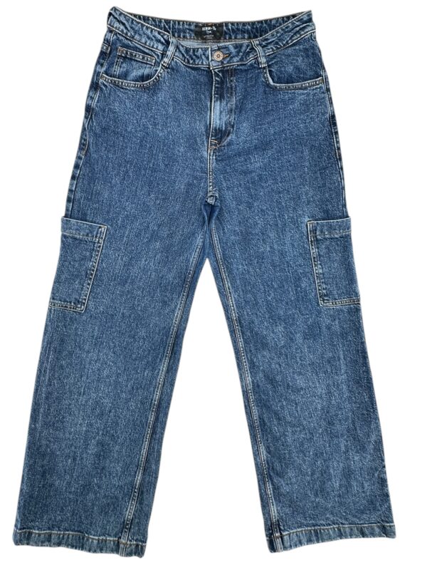 TU Spodnie Damskie Niebieskie L