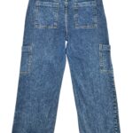 TU Spodnie Damskie Niebieskie L - zdjęcie 2