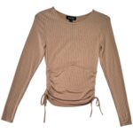 NEW LOOK Bluzka Damska Beżowa M - zdjęcie 1