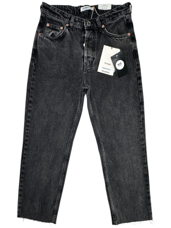 PULL&BEAR Jeansy Damskie Czarne M