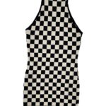 QED LONDON Sukienka Damska Czarna i Biała S/M - zdjęcie 2