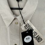 RIVER ISLAND Koszula Damska Beżowa L - zdjęcie 3