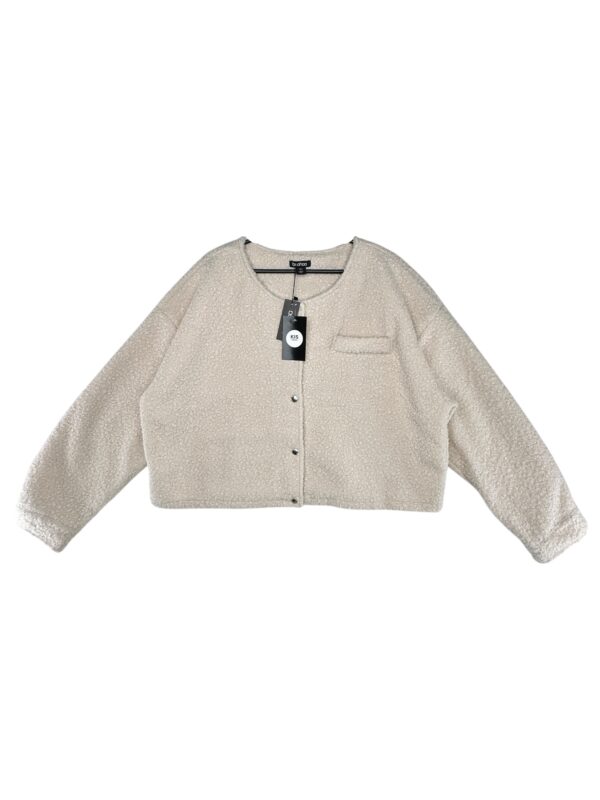 BOOHOO Bluza Damska Beżowa 4XL