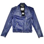 NA-KD Kurtka Damska Niebieska Wzór Wężowy XS - zdjęcie 1