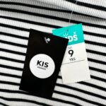 MATALAN Bluzka Dziecięca Czarna Paski 123 - zdjęcie 3