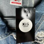 Kurtka Damska Niebieska Przetarcia S - zdjęcie 3