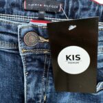 TOMMY HILFIGER Jeansy Dziecięce Niebieskie 140 - zdjęcie 3