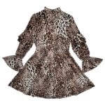 CLUB L LONDON Sukienka Damska Brązowa S - zdjęcie 2