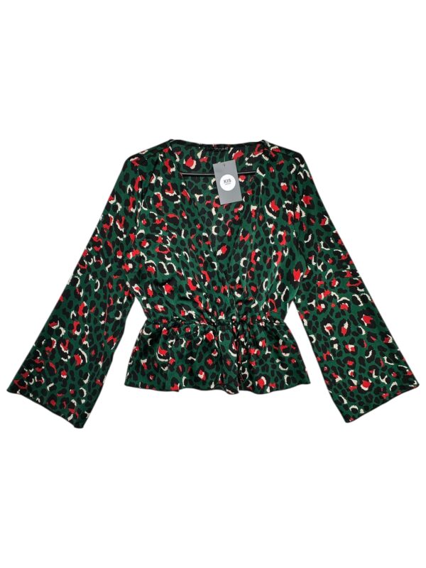 Damska Bluzka Zielona Wzór L