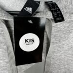 ADIDAS Bluza Damska Szara S Logo - zdjęcie 3