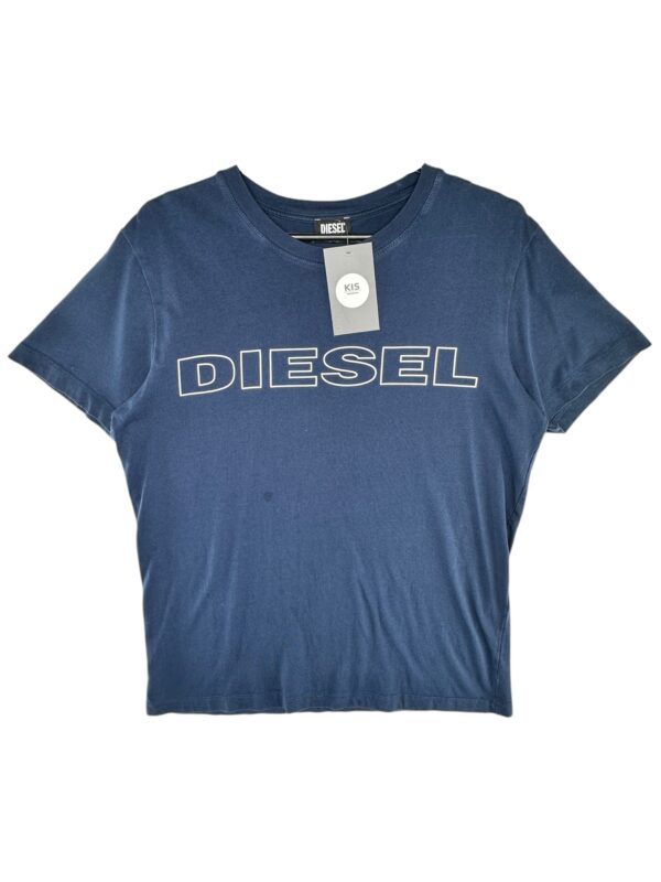 DIESEL Koszulka Damska Niebieska S