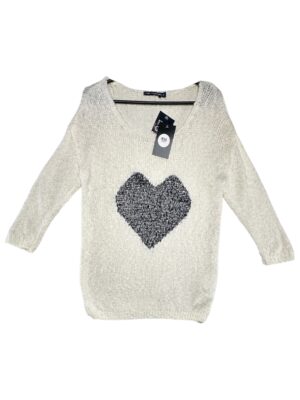 STORE TWENTY ONE Sweter Damski Biały S