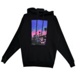 AMICA Bluza Męska Czarna M Print - zdjęcie 1