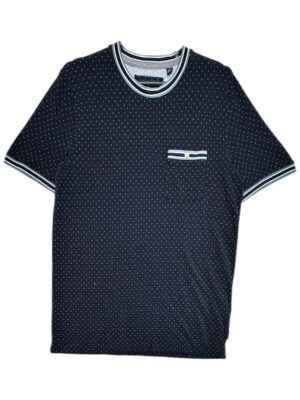 TED BAKER Koszulka Polo Męskie Czarne Groszki M (3)