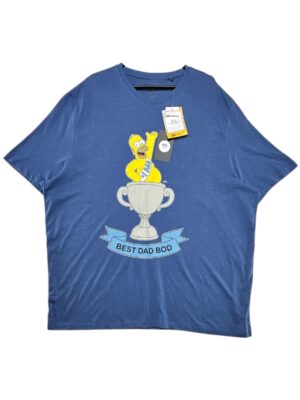 THE SIMPSONS Koszulka Męska Niebieska 3XL