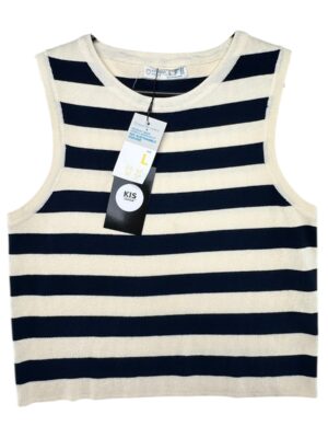 PRIMARK Top Damski Beżowy w Paski L