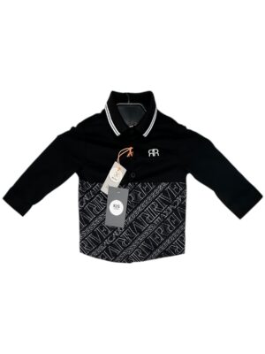 RIVER ISLAND Koszula Dziecięce Czarna 74