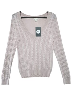 H&M Sweter Damski Beżowy XS