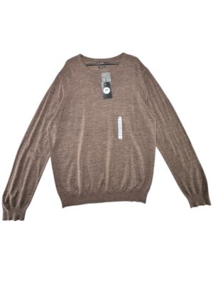 DUNNES Sweter Męski Brązowy 3XL