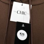 THE CHIC HERO Bluza Damska Brązowa XL - zdjęcie 3