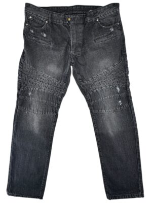 TRADE MARK FASHION Jeansy Męskie Czarne L (38)
