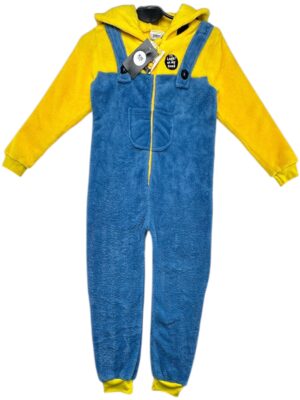 PRIMARK MINIONS Kombinezon Dziecięcy Żółty Niebieski 128