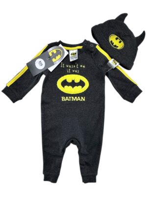 BATMAN Komplet Dziecięce Czarne 62