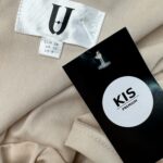 FOREVER UNIQUE Sukienka Damska Beżowa Wzorzysta M - zdjęcie 3